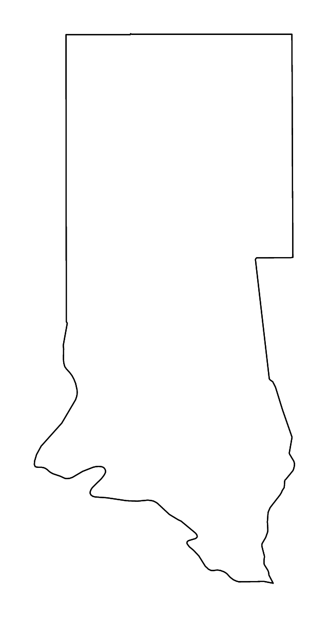Mapa de contorno de North Darfur, Sudan con ríos.