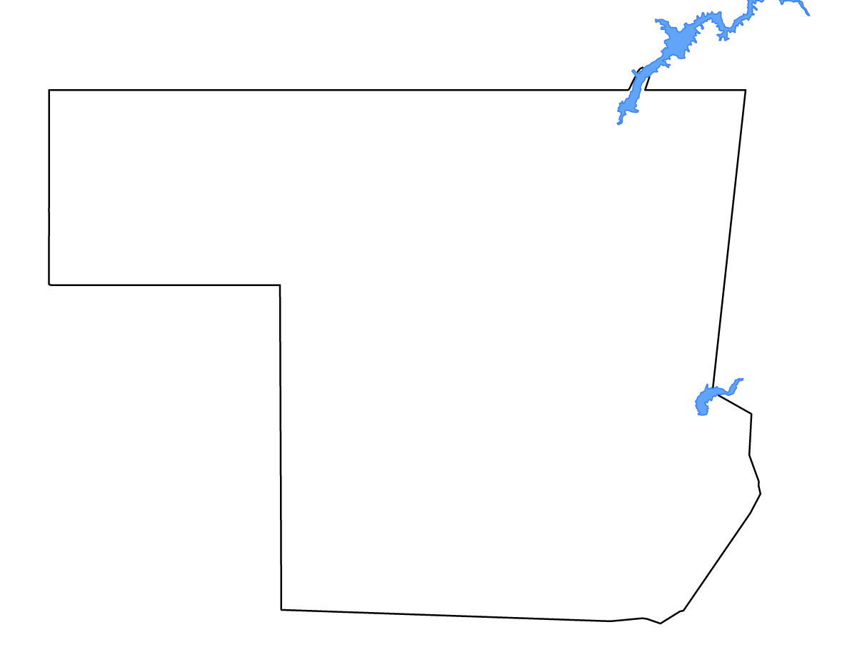 Mapa de contorno de Northern, Sudan con lagos y ríos.