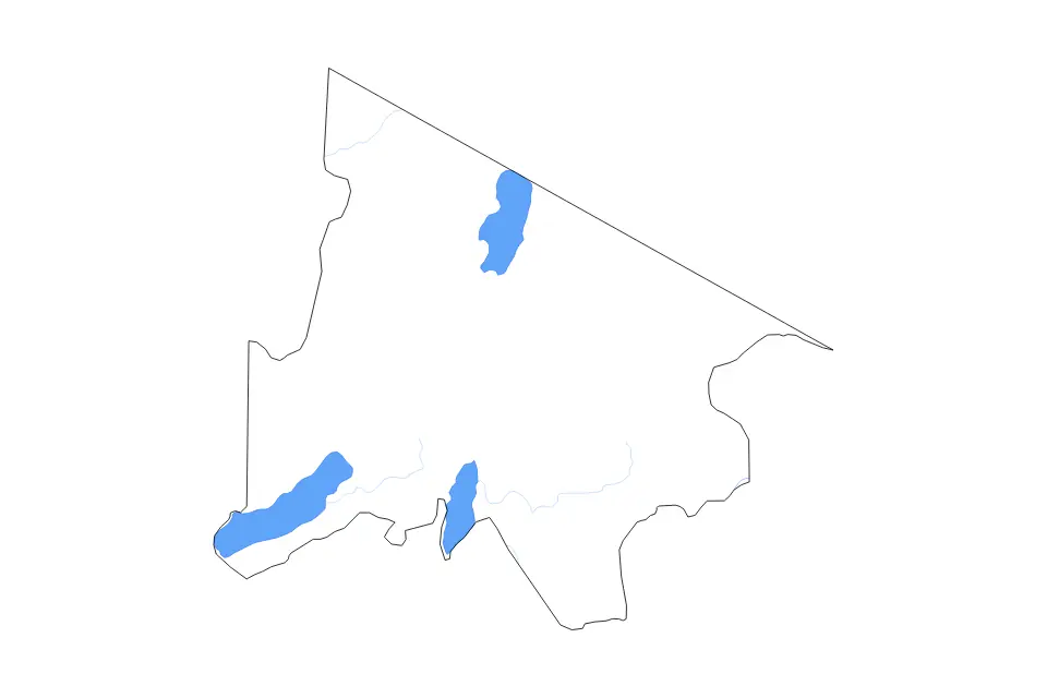 Vista previa del mapa de contorno de Arusha