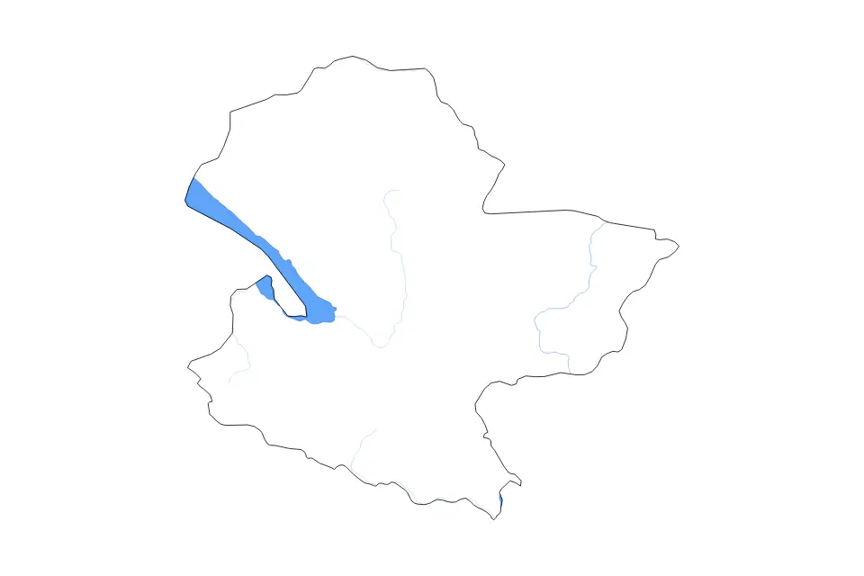 Mapa de Mbeya, Tanzania de tipo contorno, lagos y ríos para África, con contorno, lagos y ríos con elementos de agua como Lake Malawi y Lake Rukwa.