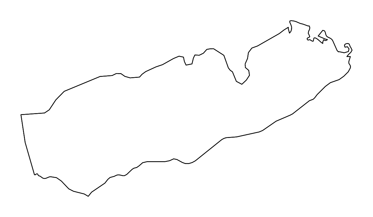 Carte de contour de Mtwara, Tanzania avec rivières.