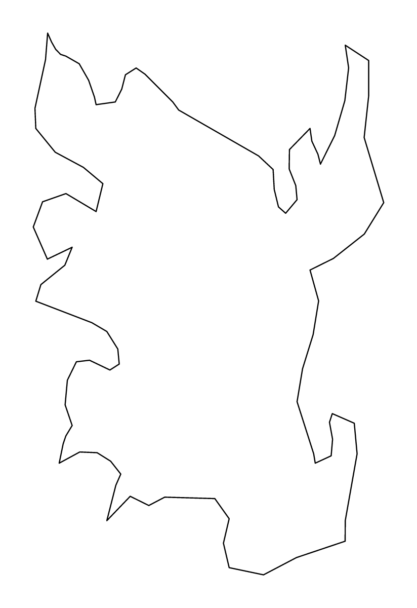 Mapa de contorno de North Pemba, Tanzania.