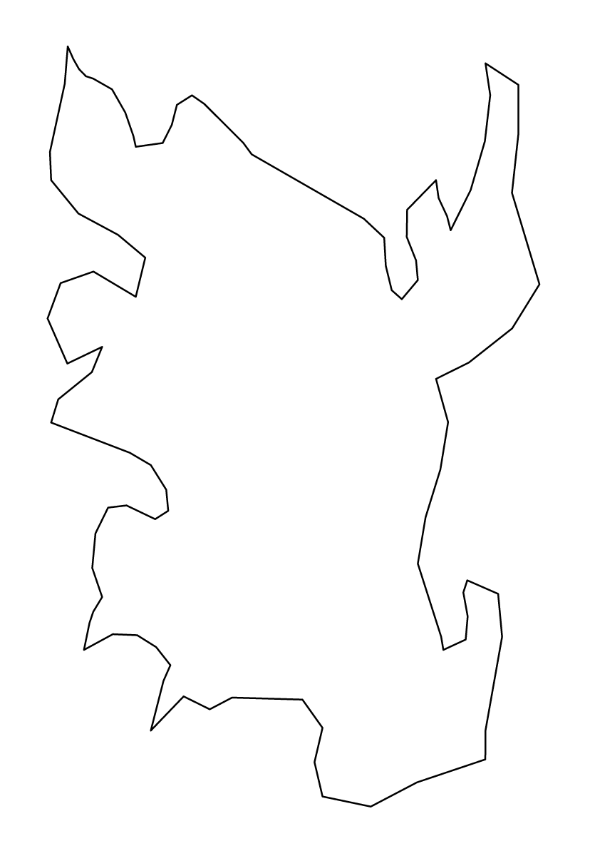 Mapa de contorno de North Pemba, Tanzania.