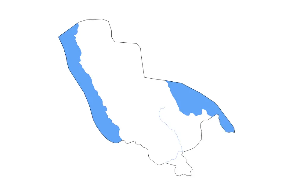 Carte de Rukwa, Tanzania de type contour, lacs et rivières pour Afrique, montrant contour, lacs et rivières avec des éléments hydrographiques comme Lake Rukwa et Lake Tanganyika.