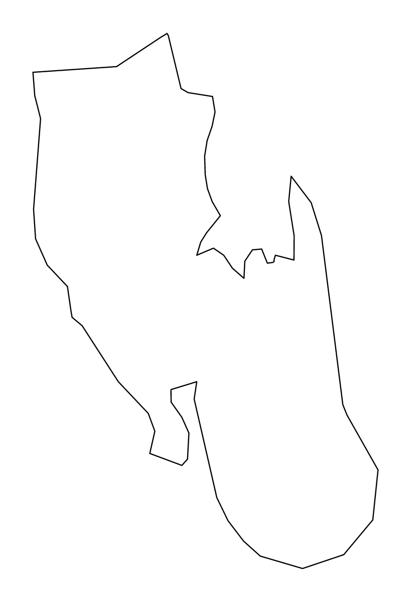 Mapa de contorno de Unguja South, Tanzania.