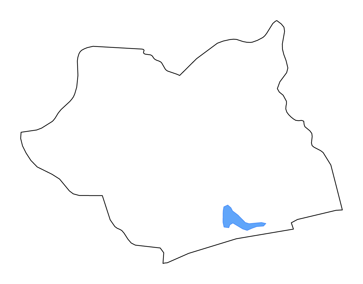 Carte de contour de Maritime, Togo avec lacs et rivières.