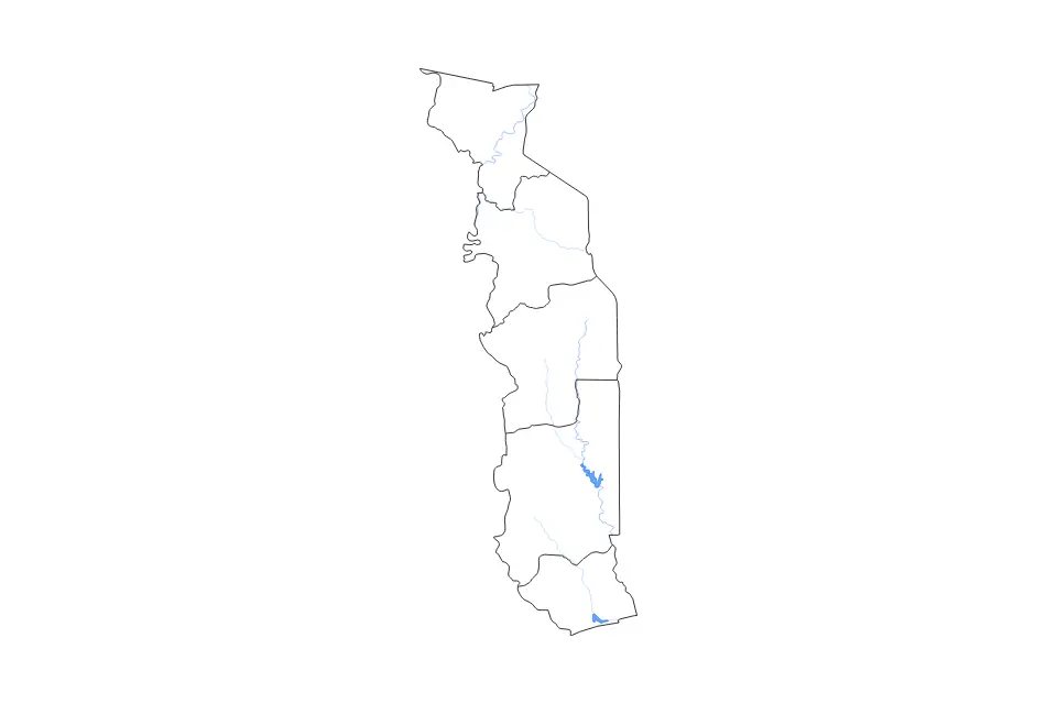 Togo outline map preview