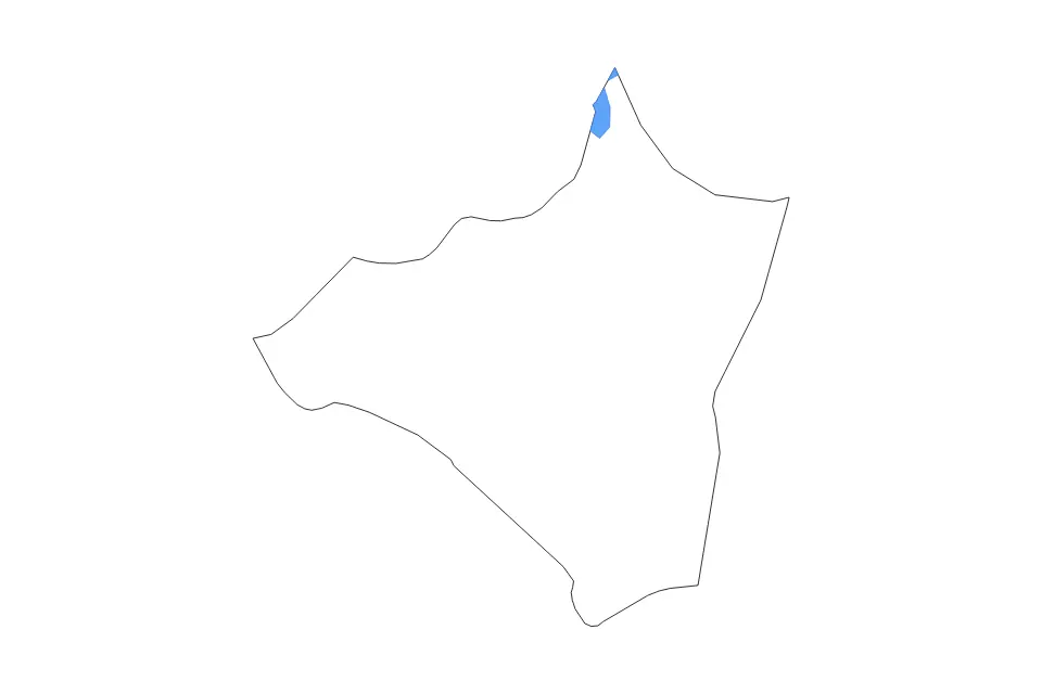 Ben Arous outline map preview