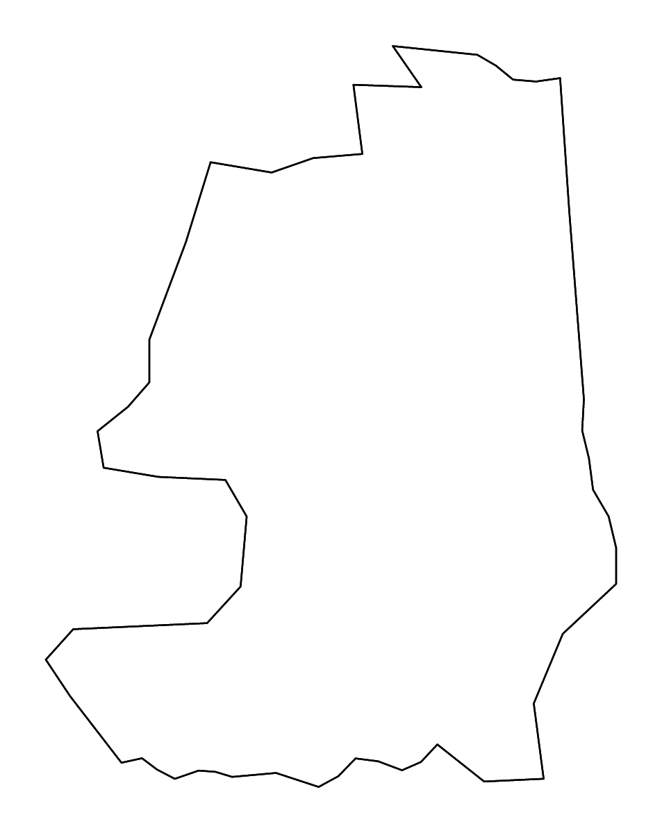 Mapa de contorno de Agago, Uganda con ríos.