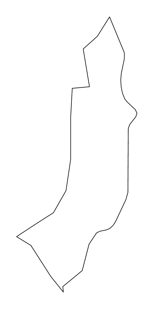 Mapa de contorno de Amudat, Uganda.