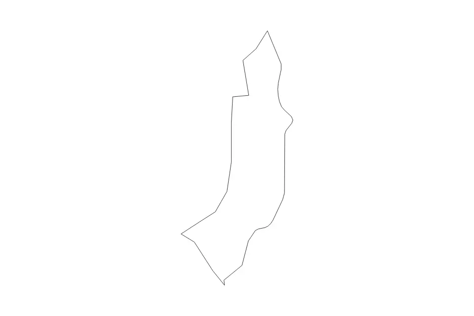 Vista previa del mapa de contorno de Amudat
