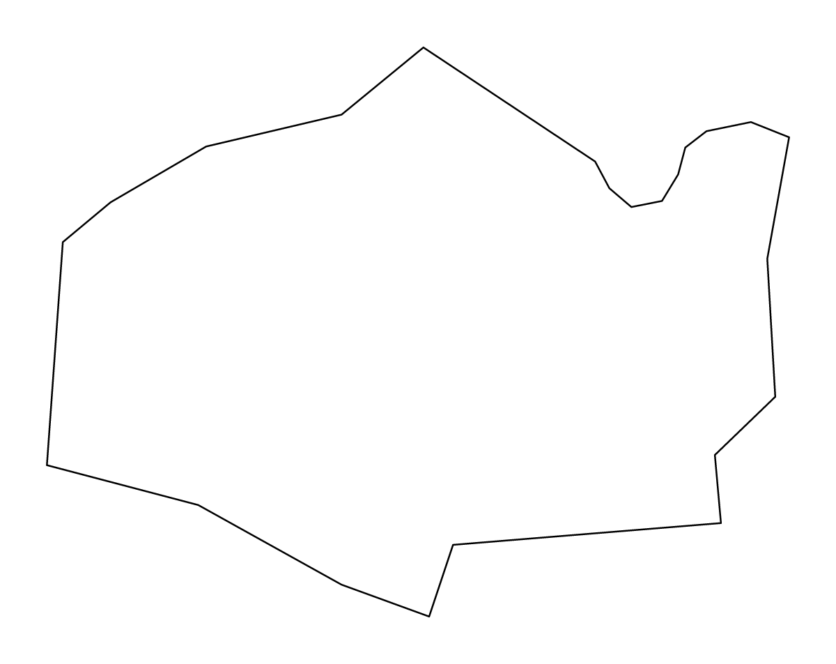 Mapa de contorno de Buhweju, Uganda.