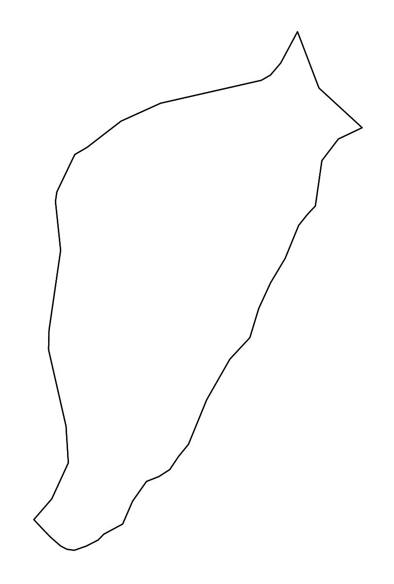 Carte de contour de Bundibugyo, Uganda avec rivières.