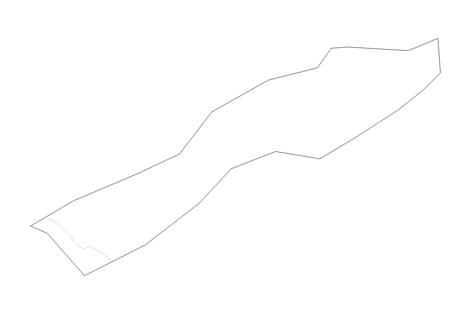 Outline map of Butambala District, Uganda with subdivision borders and rivers.