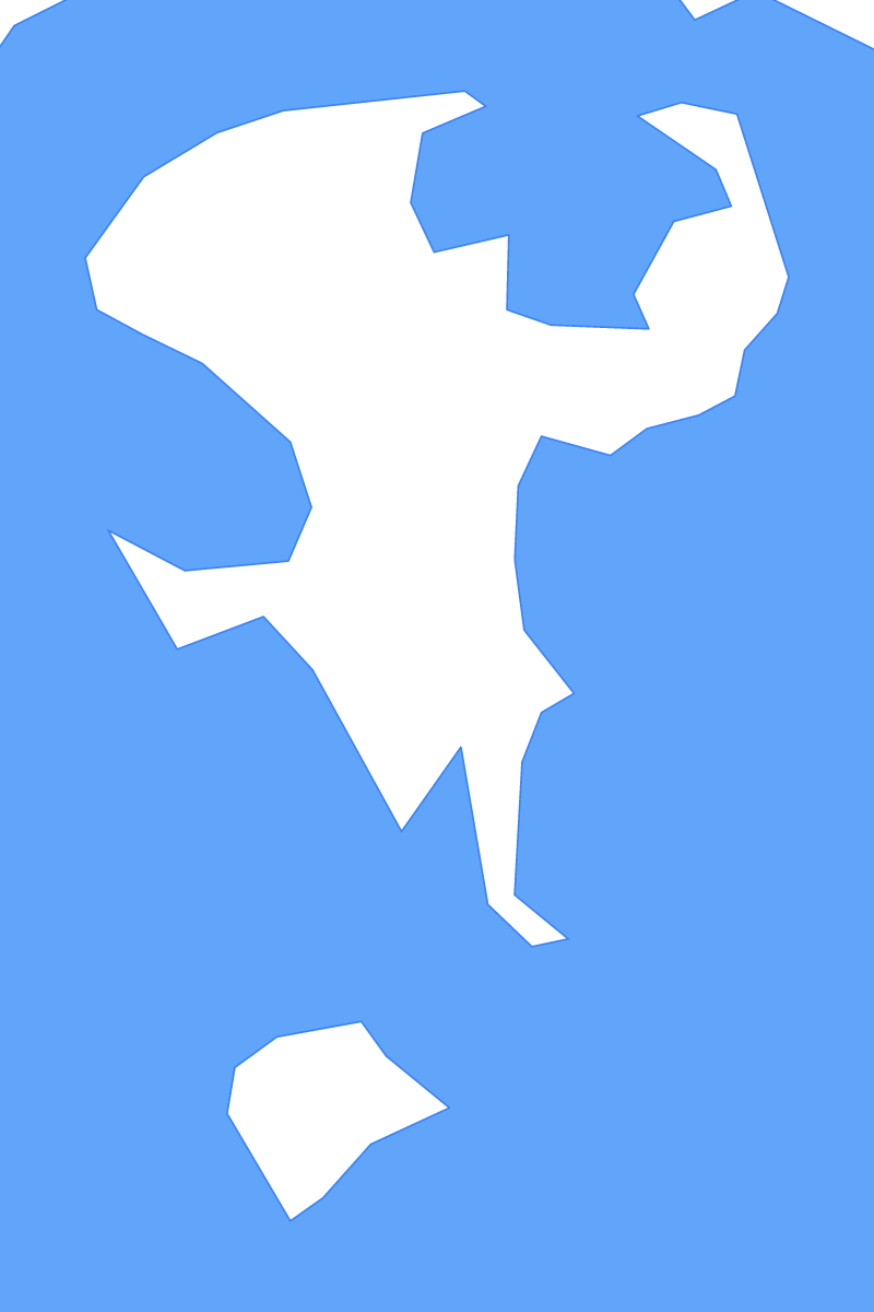 Mapa de contorno de Buvuma, Uganda con lagos.