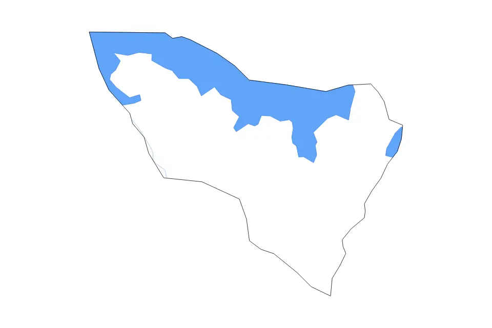 Carte de Buyende, Uganda de type contour, lacs et rivières pour Afrique, montrant contour, lacs et rivières avec des éléments hydrographiques comme Lake Kyoga et Lake Ikimba.