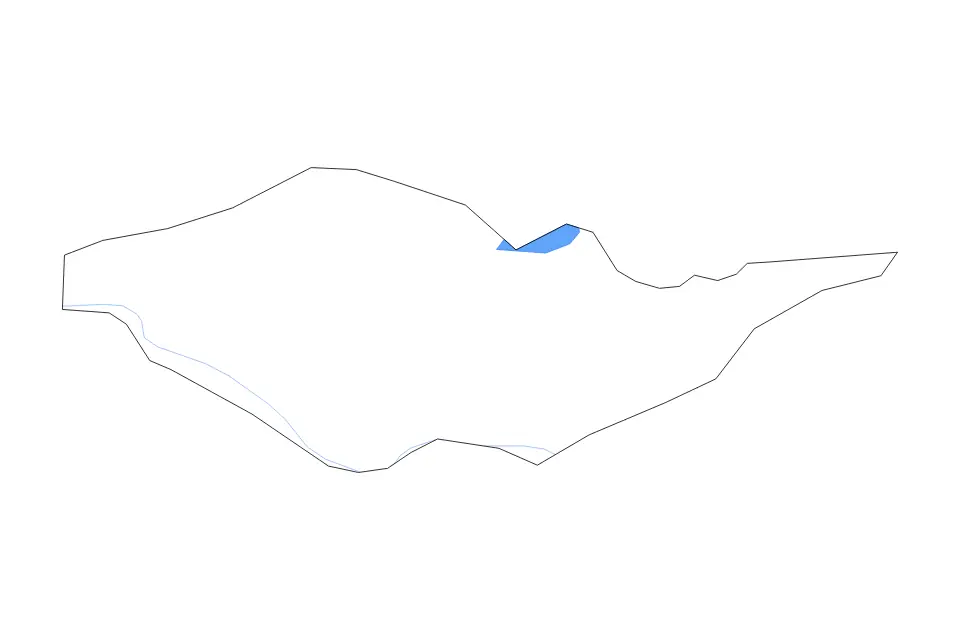 Outline map of Gomba District, Uganda with subdivision borders and major lakes and rivers.