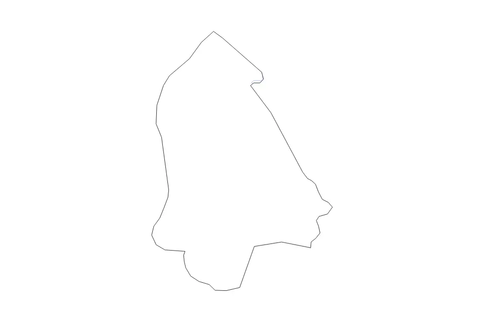 Aperçu de la carte de contour de Gulu