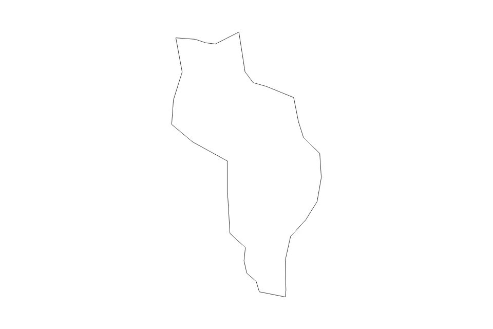 Carte de Iganga, Uganda de type contour pour Afrique, montrant contour avec des limites nettes.