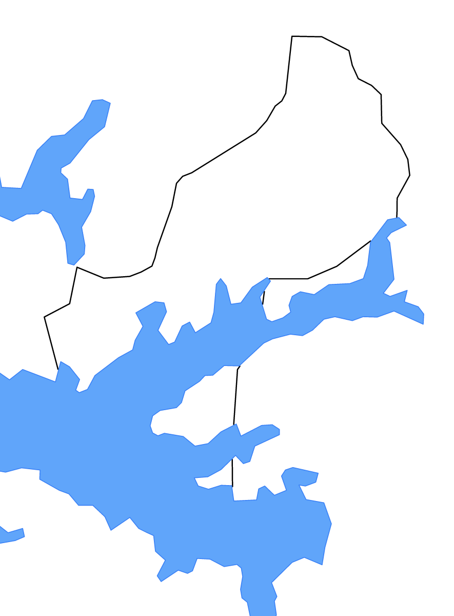 Carte de contour de Kaberamaido, Uganda avec lacs.