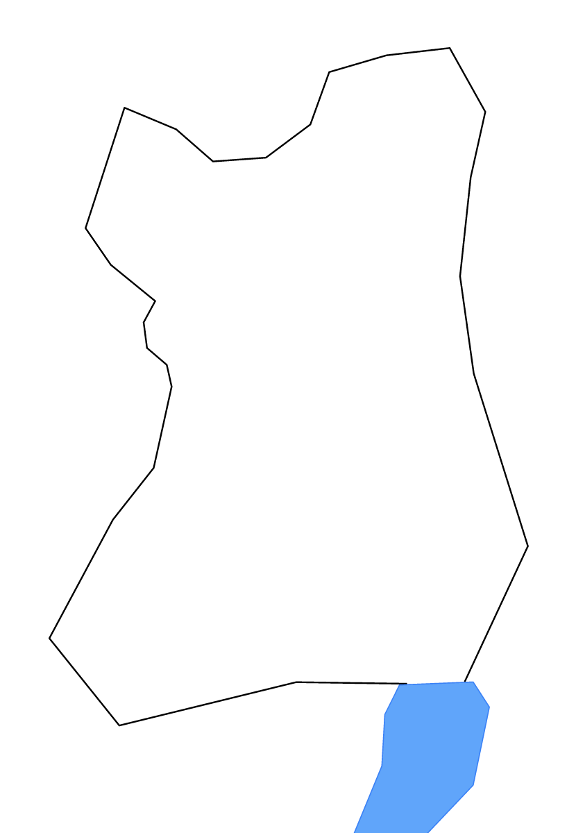 Carte de contour de Kampala, Uganda avec lacs.