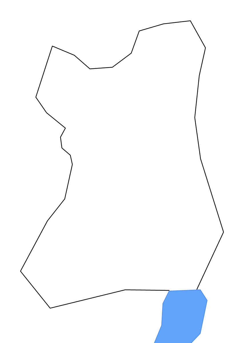 Carte de contour de Kampala, Uganda avec lacs.