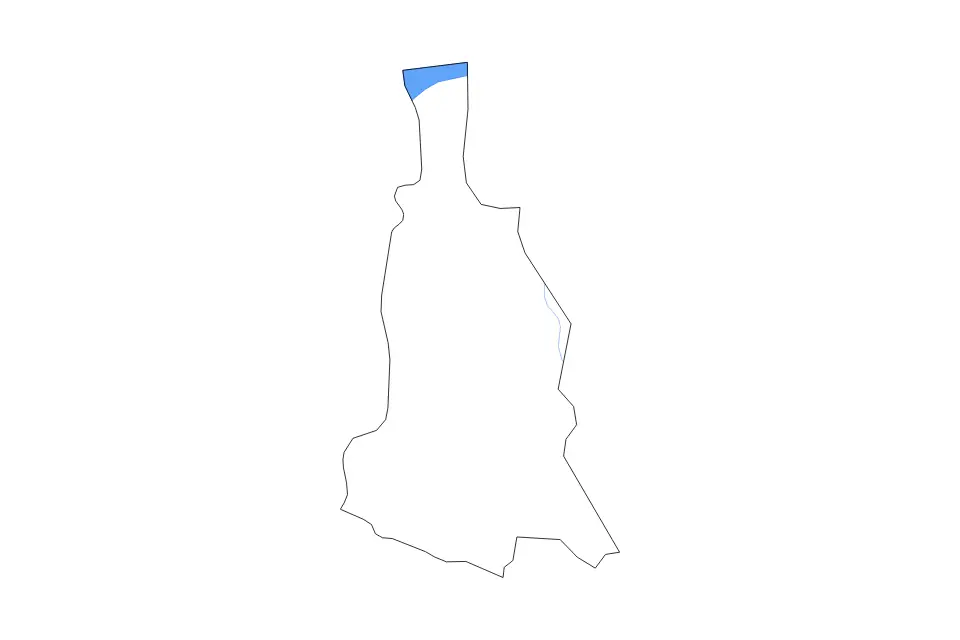Mapa de Kanungu, Uganda de tipo contorno, lagos y ríos para África, con contorno, lagos y ríos con elementos de agua como Lake Edward.