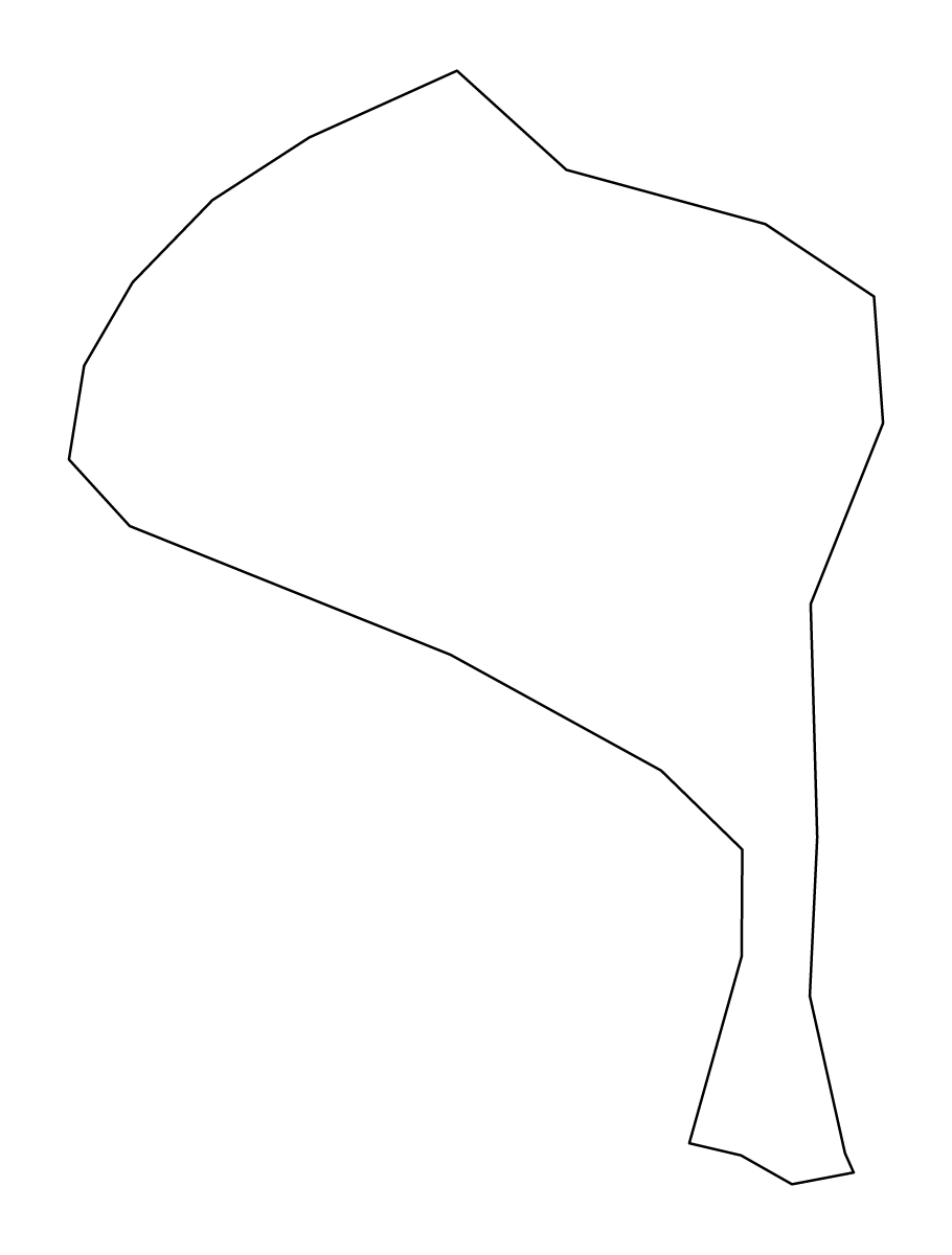 Carte de contour de Kapchorwa, Uganda.