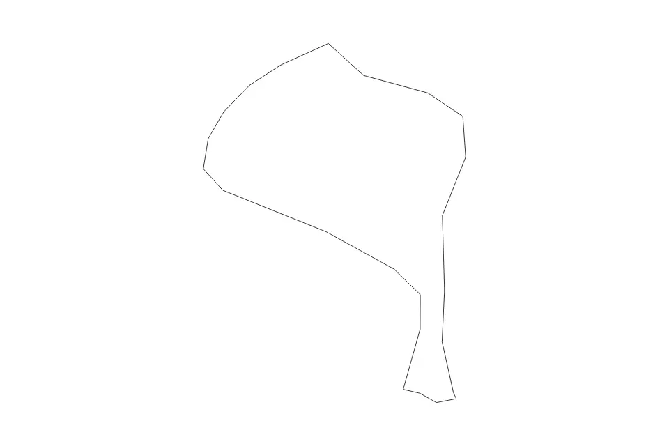 Aperçu de la carte de contour de Kapchorwa