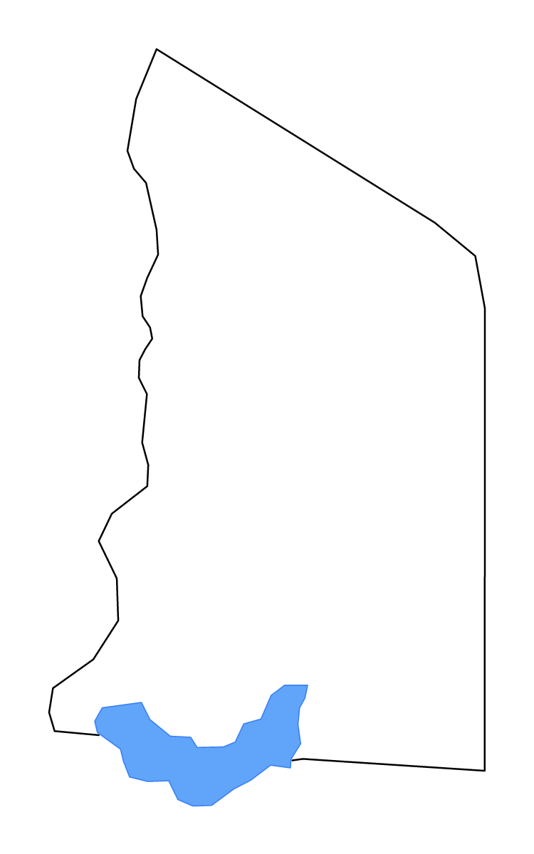 Mapa de contorno de Katakwi, Uganda con lagos y ríos.