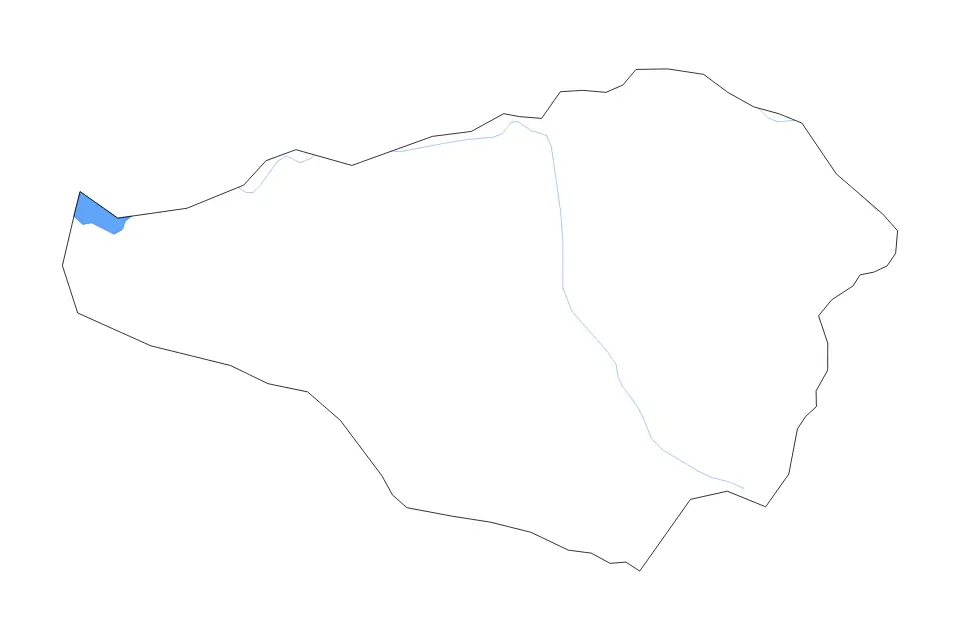 Carte de Kibaale, Uganda de type contour, lacs et rivières pour Afrique, montrant contour, lacs et rivières avec des éléments hydrographiques comme Lake Albert.