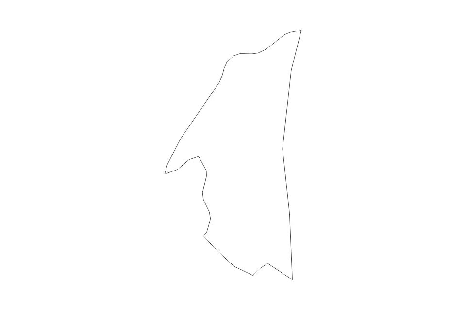 Carte de Koboko, Uganda de type contour pour Afrique, montrant contour avec des limites nettes.