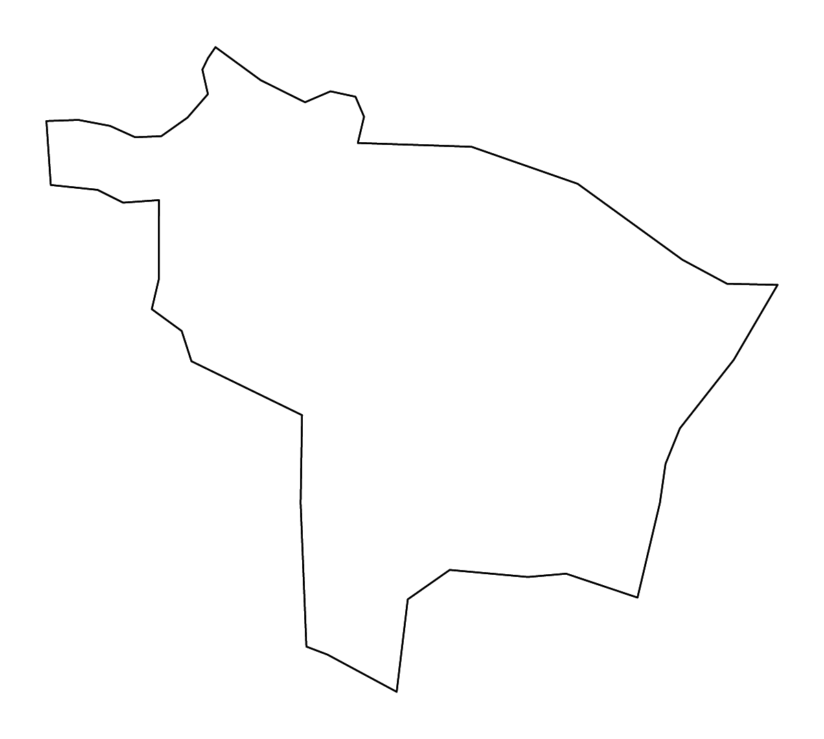 Carte de contour de Kotido, Uganda avec rivières.