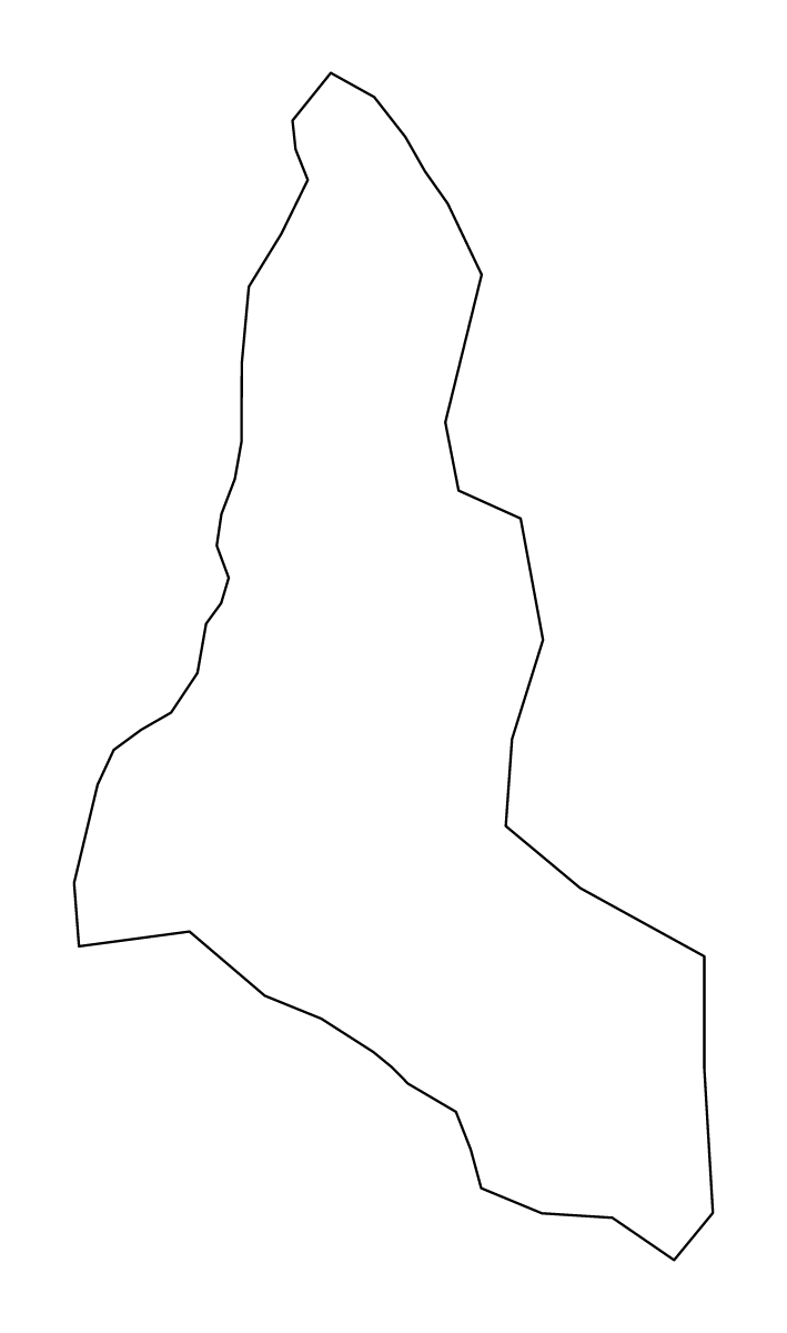 Carte de contour de Luuka, Uganda.