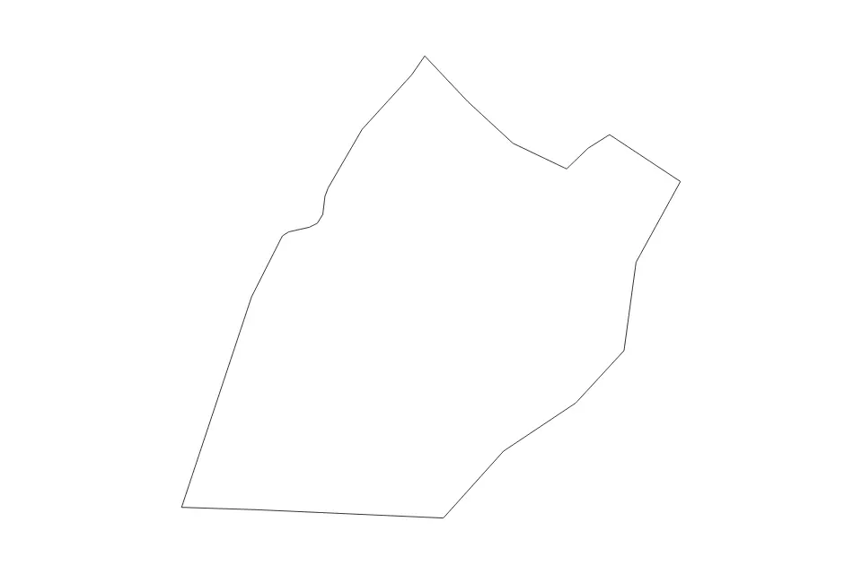 Outline map of Maracha District, Uganda with subdivision borders.