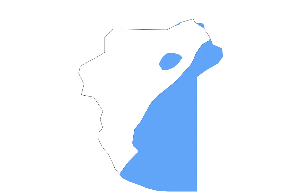 Carte de Masaka, Uganda de type contour et lacs pour Afrique, montrant contour et lacs avec des éléments hydrographiques comme Lake Nabugabo et Lake Victoria.