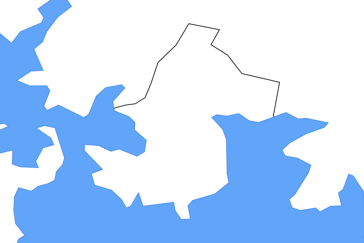 Carte de contour de Mayuge, Uganda avec lacs.