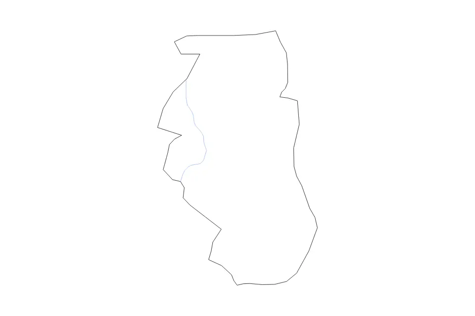 Carte de Mbarara (District), Uganda de type contour et rivières pour Afrique, montrant contour et rivières avec des limites nettes.