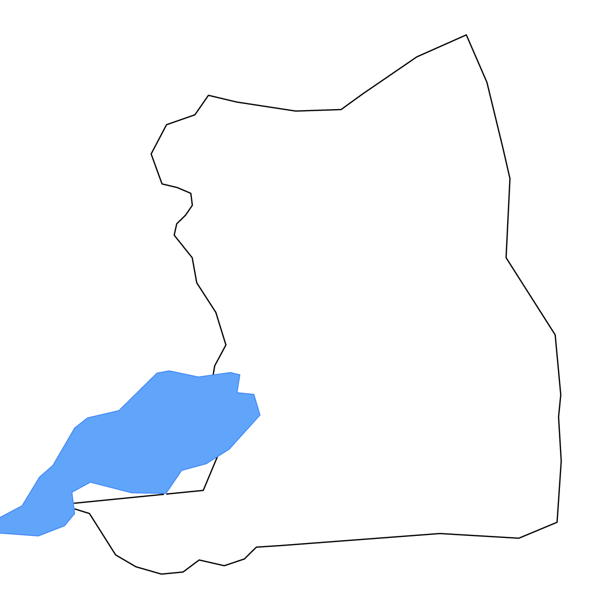 Carte de contour de Mityana, Uganda avec lacs et rivières.