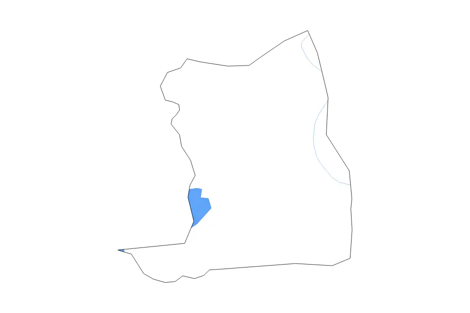 Carte de Mityana, Uganda de type contour, lacs et rivières pour Afrique, montrant contour, lacs et rivières avec des éléments hydrographiques comme Lake Wamala.
