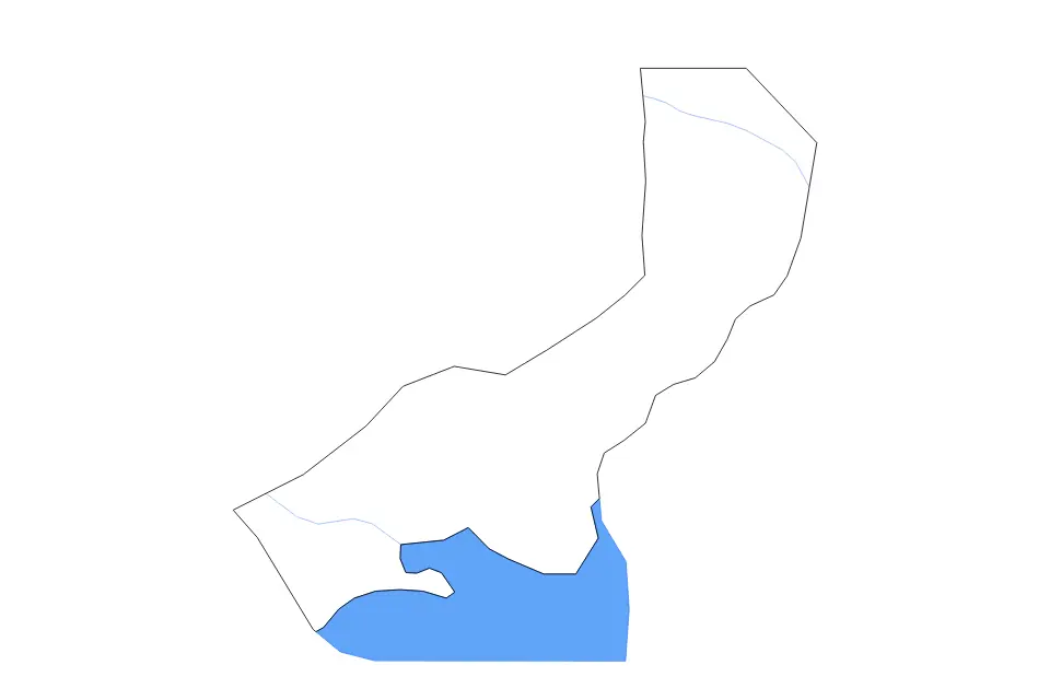 Mapa de Mpigi, Uganda de tipo contorno, lagos y ríos para África, con contorno, lagos y ríos con elementos de agua como Lake Victoria.