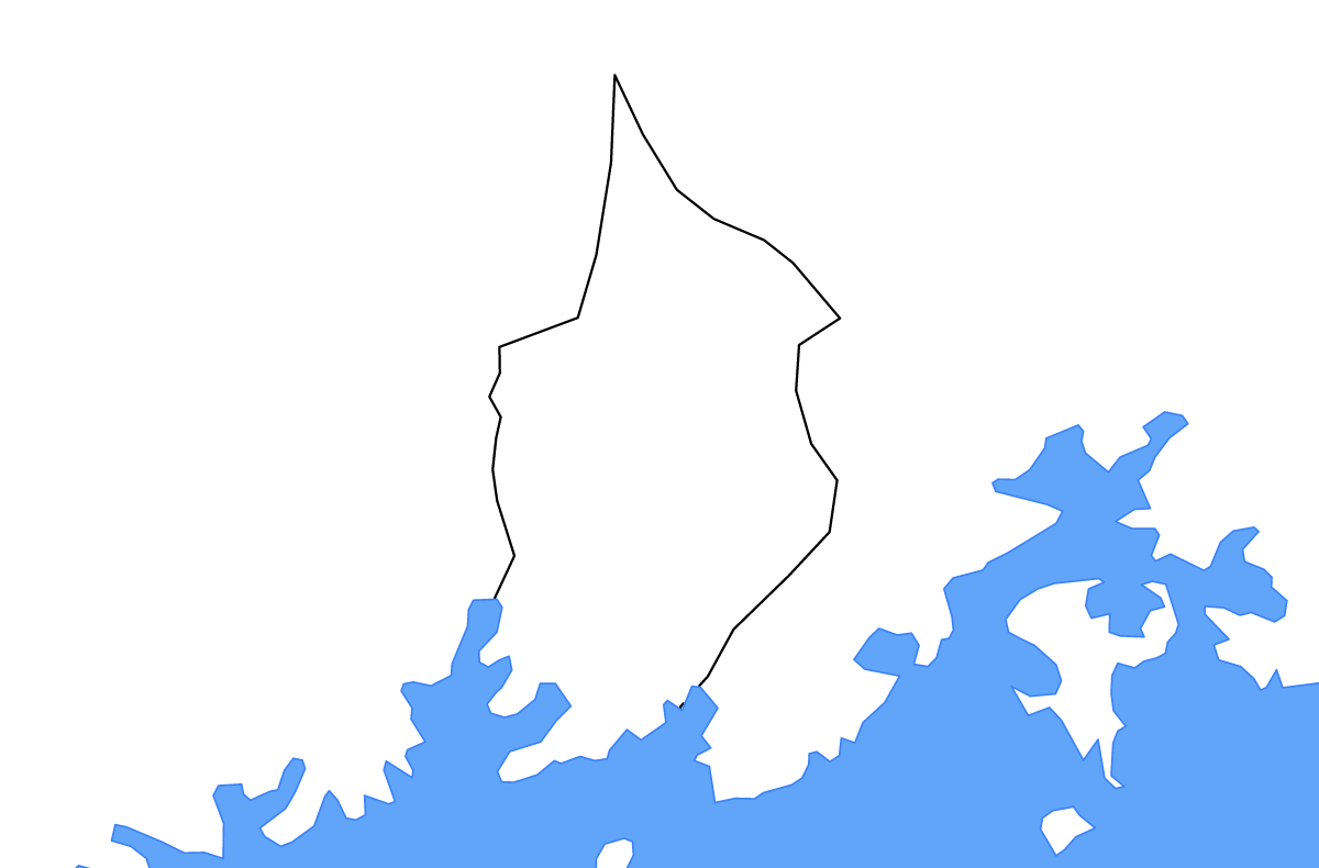 Mapa de contorno de Mukono, Uganda con lagos.