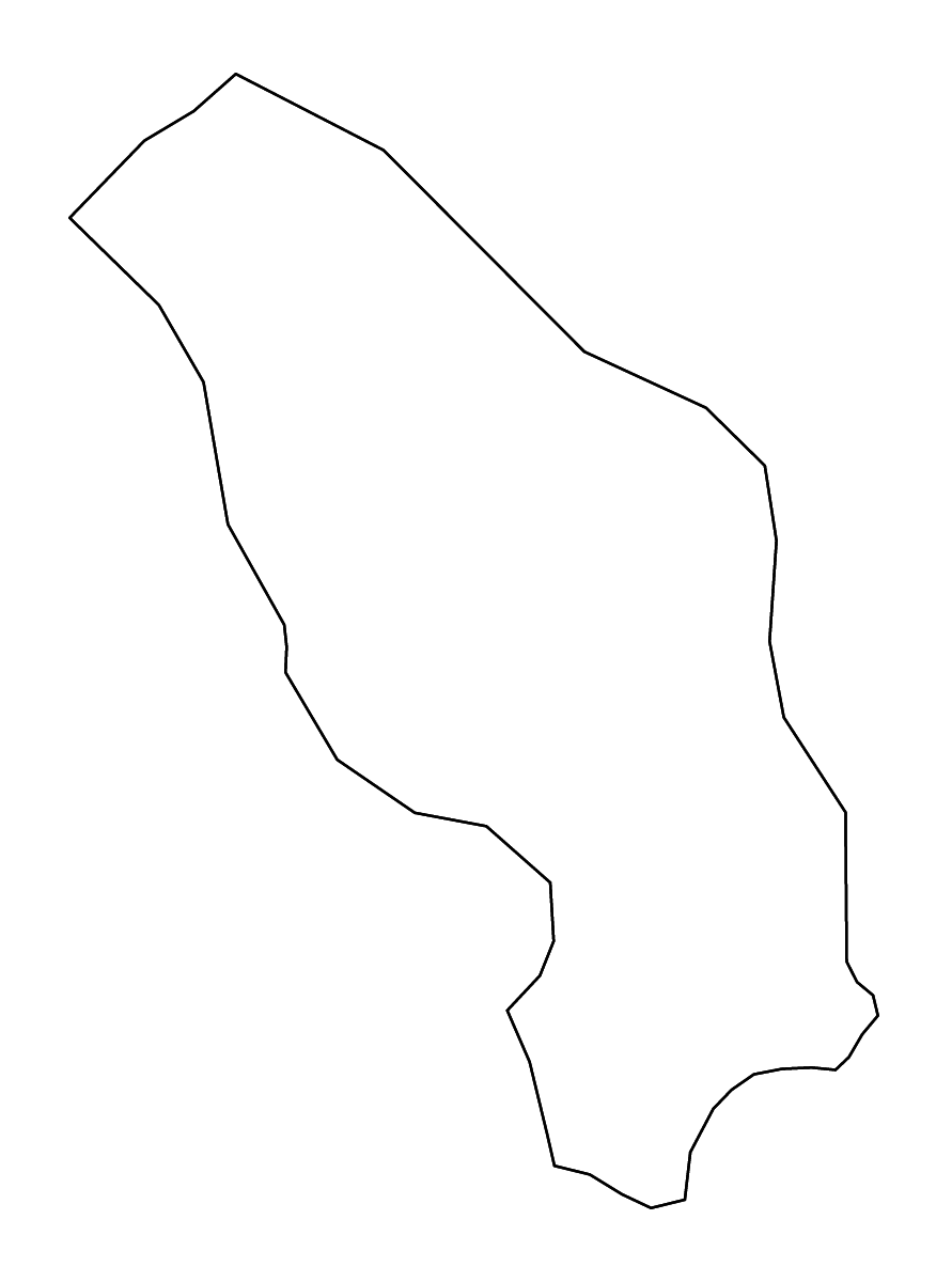 Mapa de contorno de Nakaseke, Uganda con ríos.