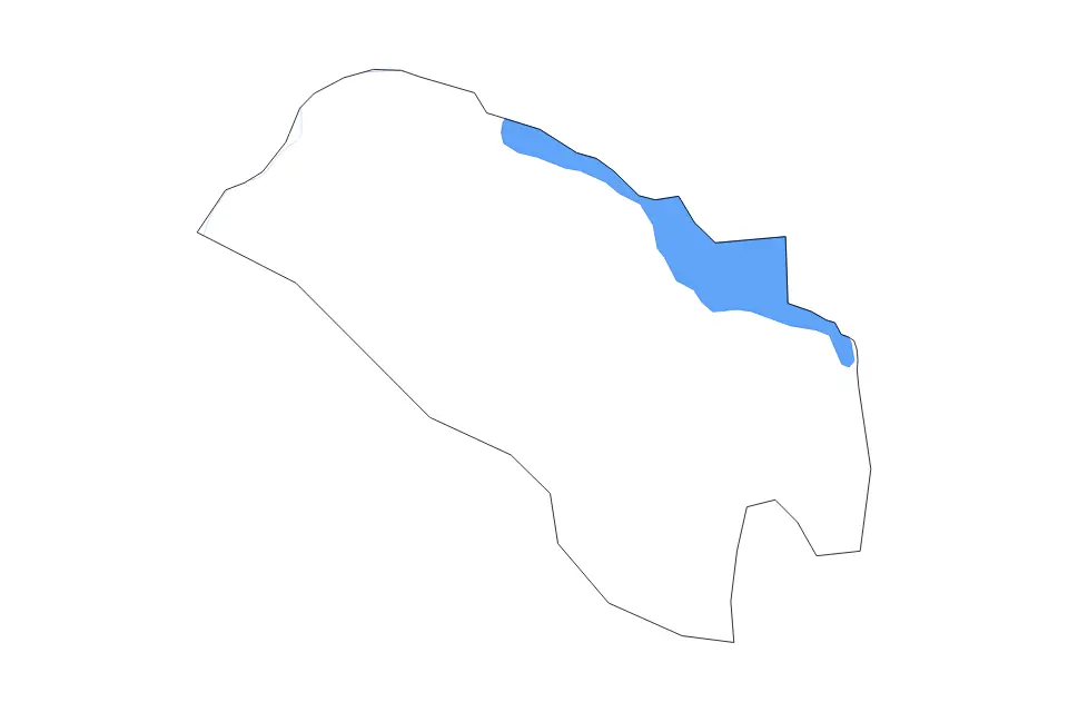 Outline map of Nakasongola District, Uganda with subdivision borders and major lakes and rivers.