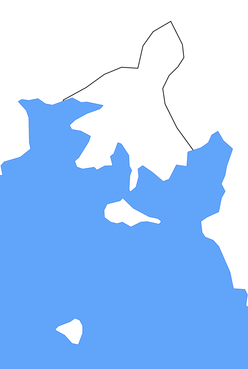 Carte de contour de Namayingo, Uganda avec lacs.