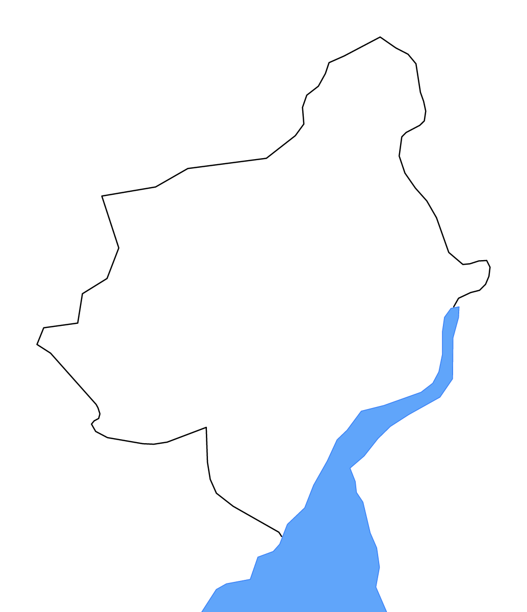 Mapa de contorno de Nebbi, Uganda con lagos y ríos.