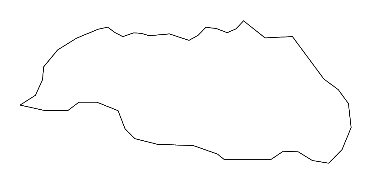 Mapa de contorno de Otuke, Uganda con ríos.