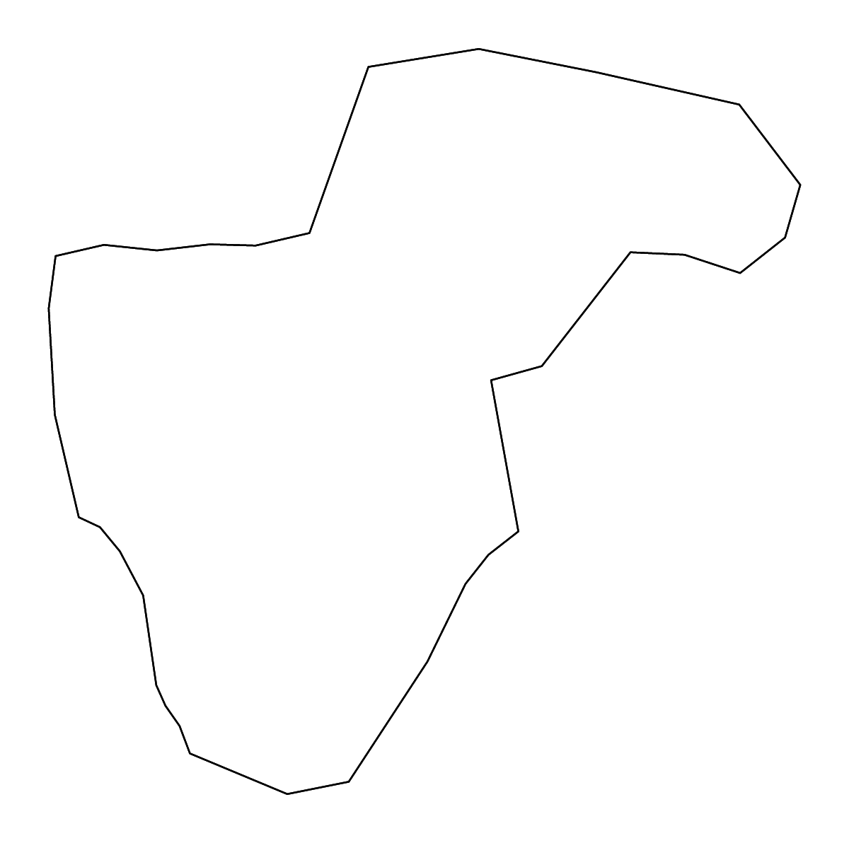 Mapa de contorno de Oyam, Uganda con ríos.