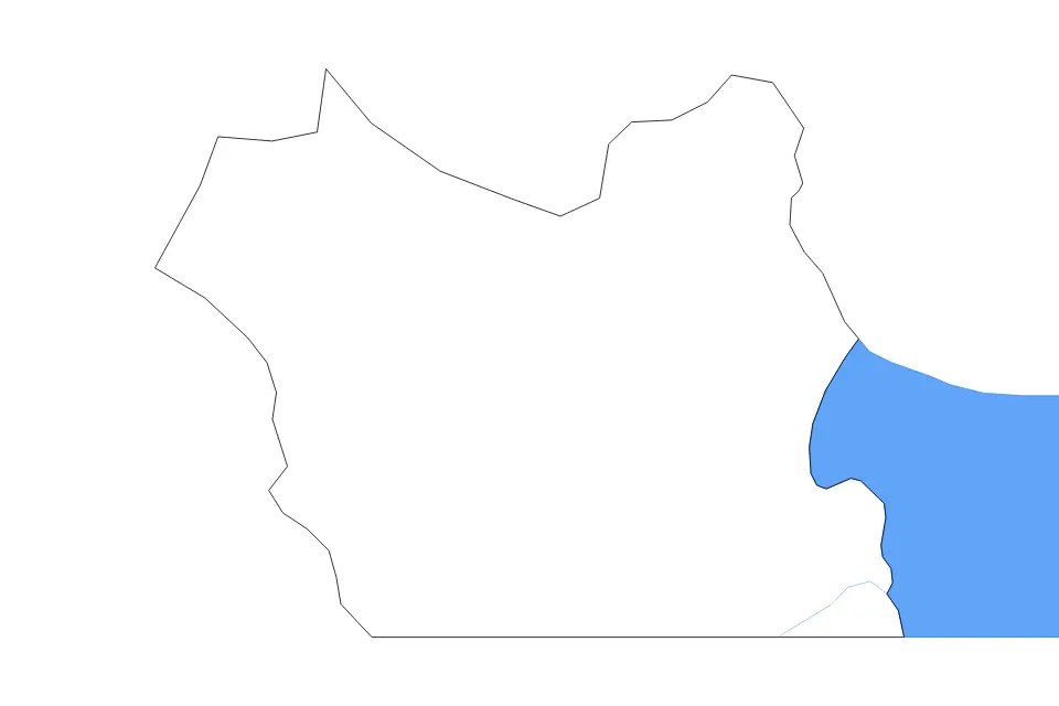 Carte de Rakai, Uganda de type contour, lacs et rivières pour Afrique, montrant contour, lacs et rivières avec des éléments hydrographiques comme Lake Victoria.