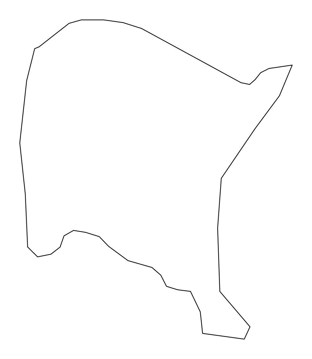 Mapa de contorno de Yumbe, Uganda.